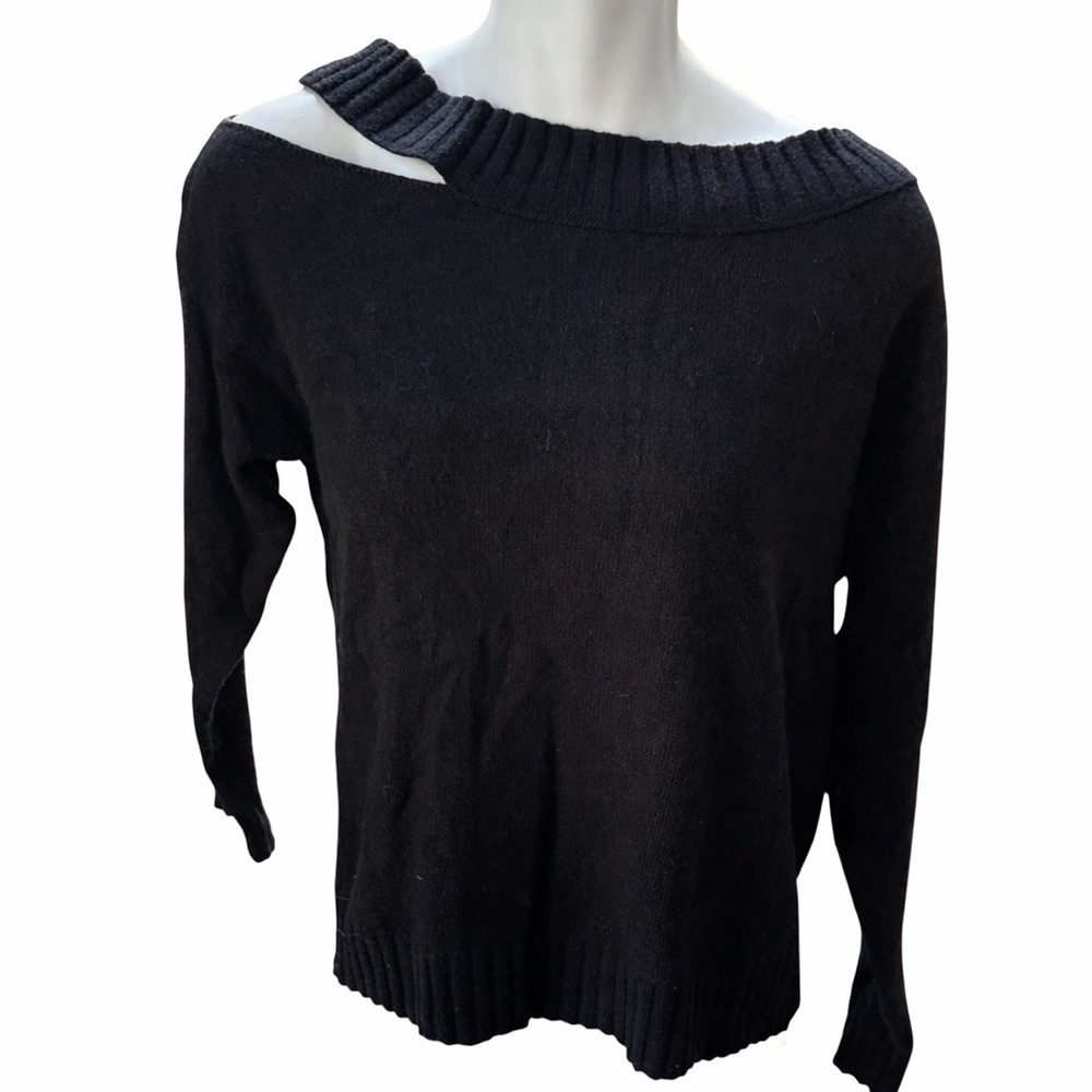 VINCE Wool Cashmere Asymmetric Neck Sweater – Size M